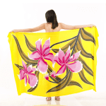 Floral One-Piece Sarong Sulu | Rayon-Cotton Blend